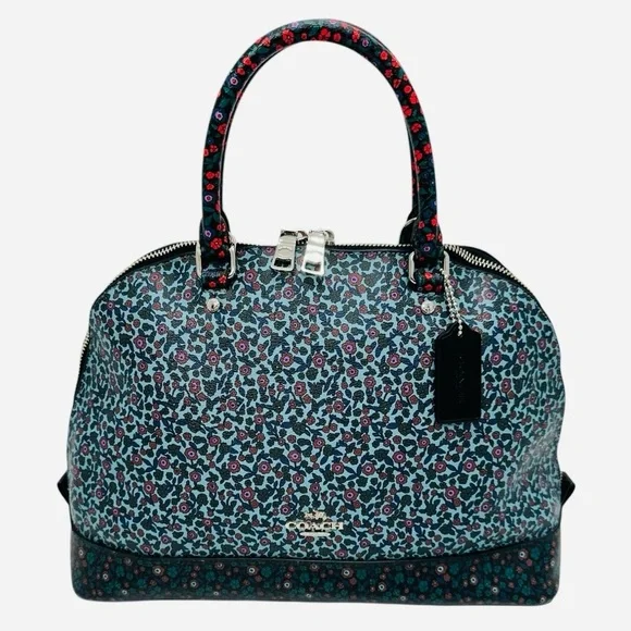 Coach Sierra Satchel Ranch Floral Tea Rose Print Limited Edition Domed Bag $395 - Picture 14 of 14